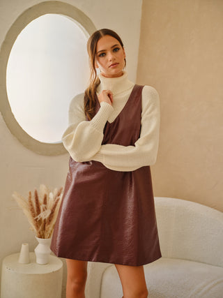 Wine Shift Dress