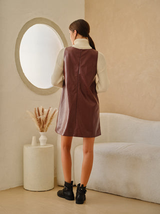 Wine Shift Dress